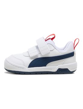 Scarpe bianche blu con chiusura a strappo Multiflex 2 SL V Inf 22