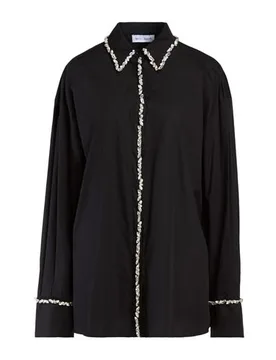 Hemd Damen Schwarz L,M,S Damen - WEILI ZHENG - FashionsVida