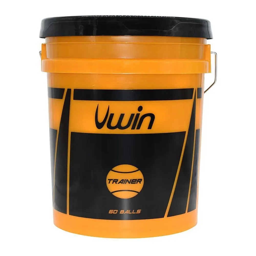 Trainer Tennis Balls Bucket Orange 60 Balls - Uwin - FashionsVida