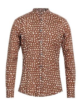 Camisa Hombre Marrón 40,41 Hombre