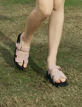 Sandalias versátiles de moda verano 2025 para mujer, talla 36-43, talla grande, antideslizantes, duraderas, casuales, tipo slides, para festival de m - Shein - FashionsVida