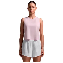 Aero Mesh Crop Sleeveless T-shirt Pink Frost XS Women