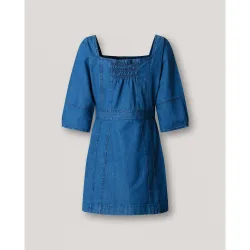 Vestido corto de mujer denim fit regular