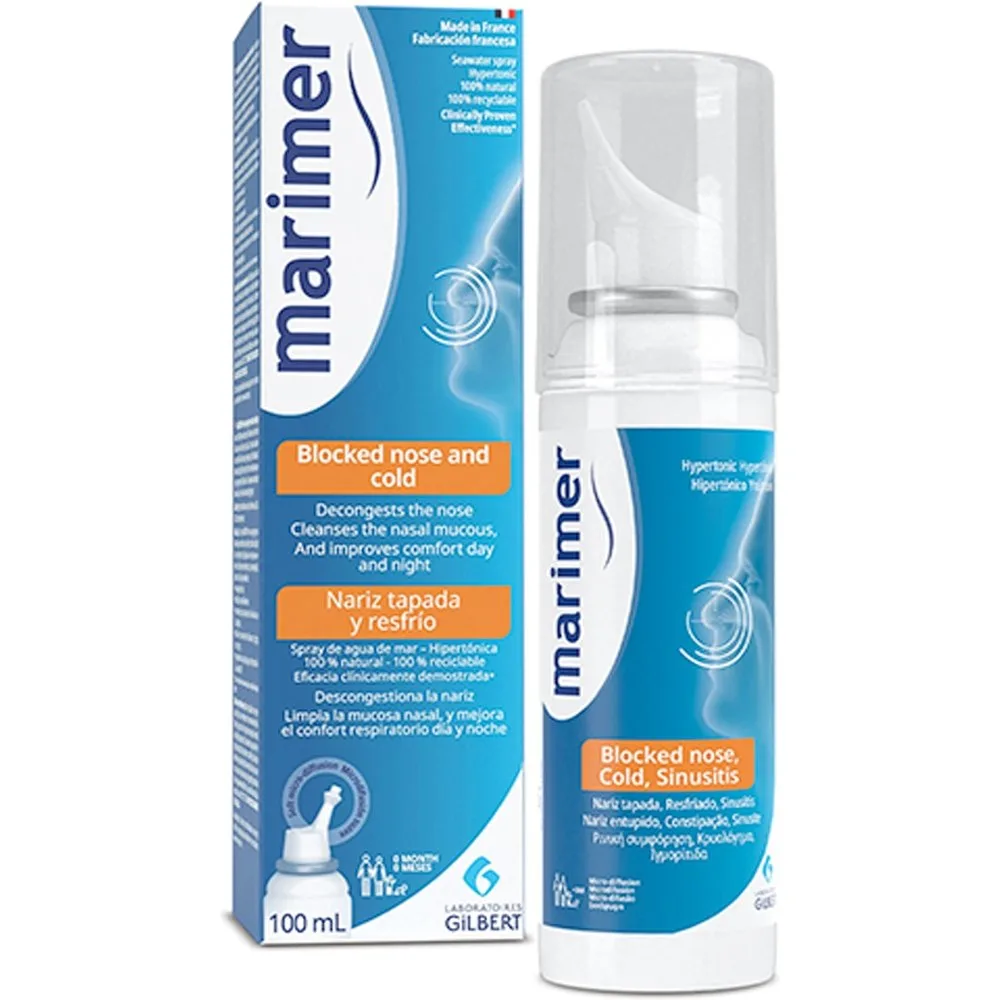 Spray congestión Nasal Hipertónico 100 ml - Marimer - FashionsVida