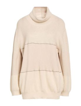 Rollkragenpullover Damen Beige 32,34,36 Damen