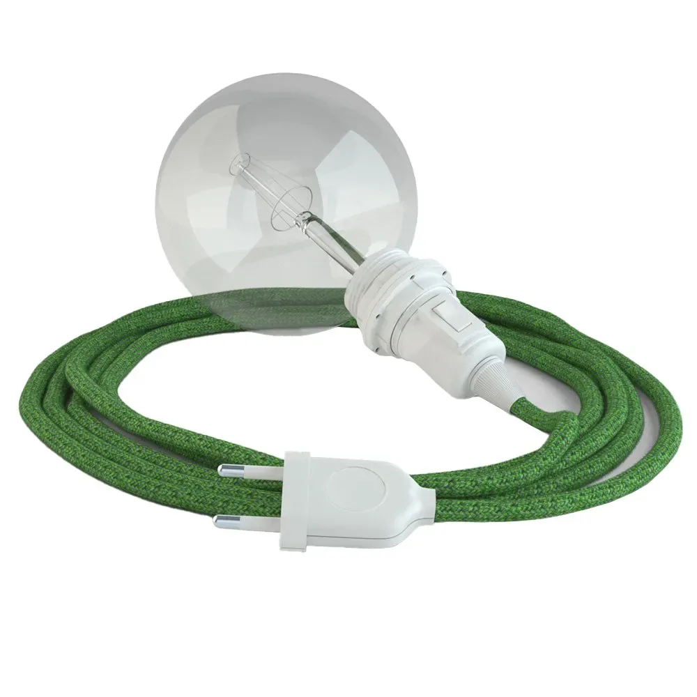 Cables Lampe Suspendue Pour Abat-jour Rx08 5 M Green / White One Size - Creative - FashionsVida
