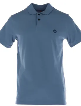 Herren Polo Azurblau 506821