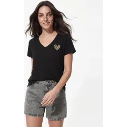 Camiseta de mujer de manga corta