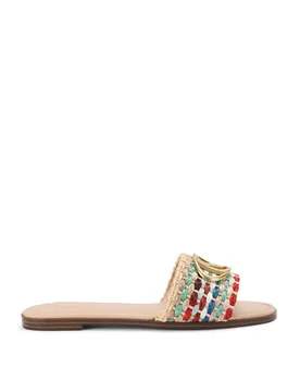 Women's 'Kora Multi Raffia' Sandals Size: 6 - Multicolor - Size: 6 - Steve madden - FashionsVida