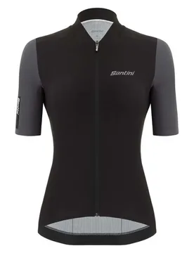 Maglia A Maniche Corte Redux Stamina Black - Santini - FashionsVida
