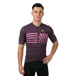 Maglia A Maniche Corte Pr-e Play Aubergine