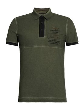 Poloshirt Herren Militärgrün S Herren