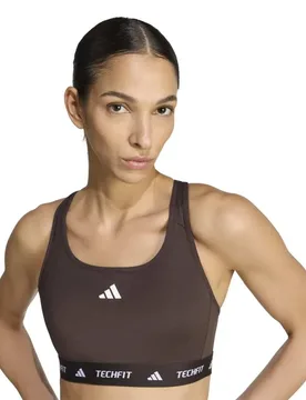 Soutien-gorge De Sport à Impact Moyen Techfit Aurora Coffee S - Adidas - FashionsVida