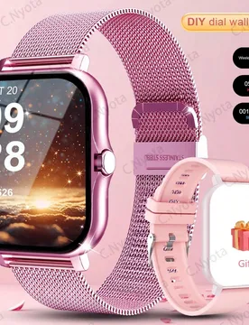 Reloj inteligente con doble correa de 1,83" - Pantalla HD, llamadas inalámbricas, fondo de pantalla personalizable. Seguimiento de la actividad físi - Shein - FashionsVida