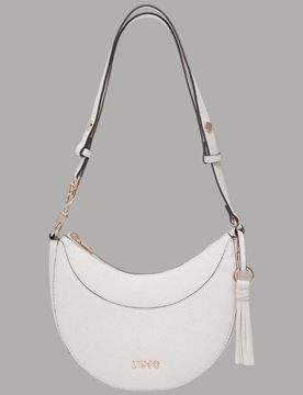 Borsa hobo media con charm e catena LJ