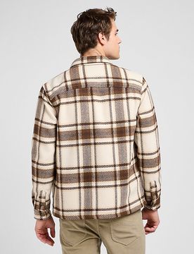 Relaxed Overshirt Arabica Plaid Größe XL male