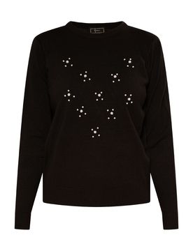 Faina Jersey negro