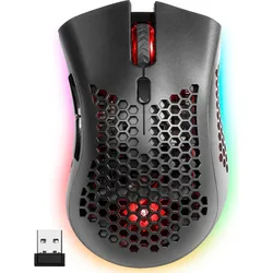 Souris De Jeu Sans Fil Gm-709l Warlock Black One Size unisex