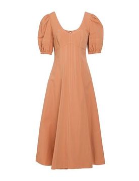 Vestido midi Mujer Cuero 36 Mujer
