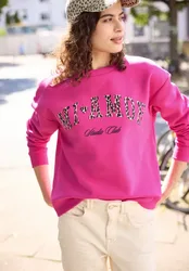 Street One Crewneck Sweatshirt im Loose Fit female Pink