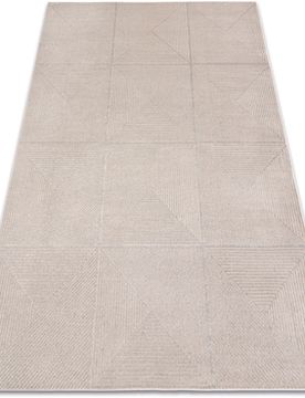 Teppiche Teppich Aura J2624a Beige - Geometrisch, Strukture 120x170 Cm 120x170 Cm