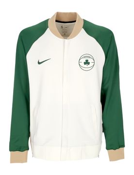 Felpa College Uomo Nba City Edition Dri-fit Showtime L/s Full-zip Jacket Boscel Sail/gorge Green/hemp/gorge Green