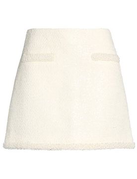 Minirock Damen Cremeweiß 32,34,36 Damen
