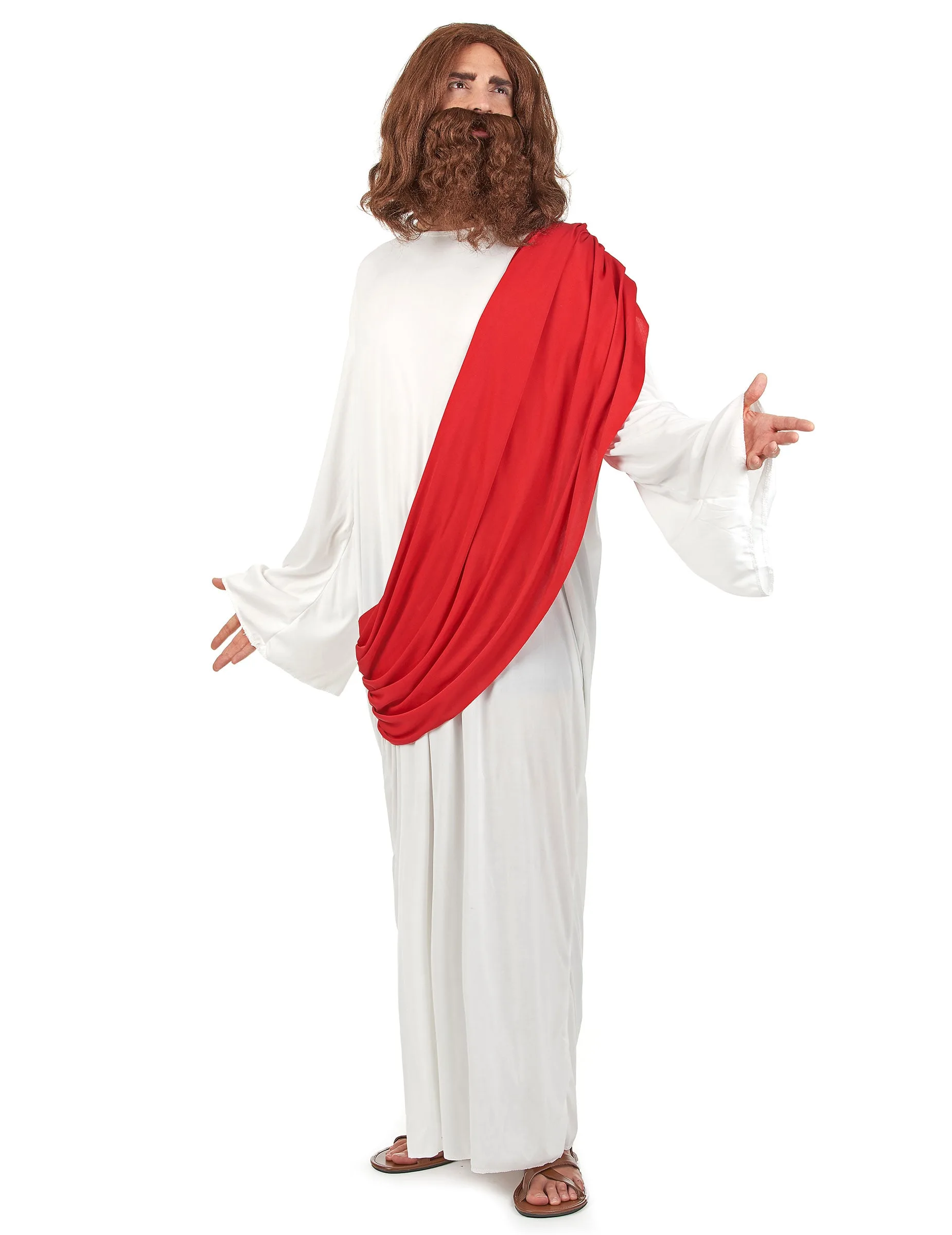 Heiliger Prophet Herrenkostüm rot-weiss - KARNEVAL-MEGASTORE - FashionsVida
