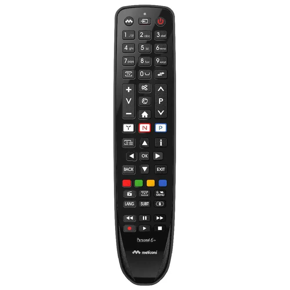 Télécommande Universelle Pour Tv Gb Personal 6+ Telefunken Black One Size unisex - Meliconi - FashionsVida