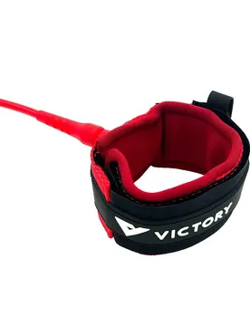 Leash De Surf 7´ Pro 7mm Stainless Steel Double Swivel Matt Red One Size unisex