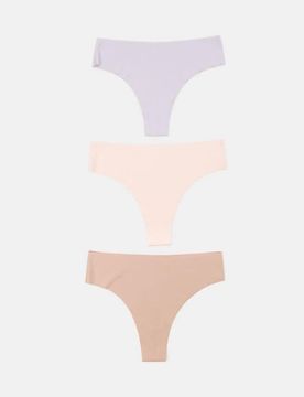 Slip brasiliani senza cuciture 3 pack - multicolor