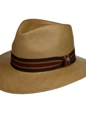 The Tree Traveller Panama Hat by - dark green - Female - Size: M (57-58 cm) - Lierys - FashionsVida