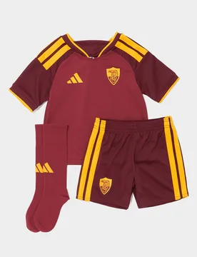 AS Roma 2026/27 Home Kit Children - Rosso, rosso rosso Bambino taglia 18-24M - Adidas - FashionsVida