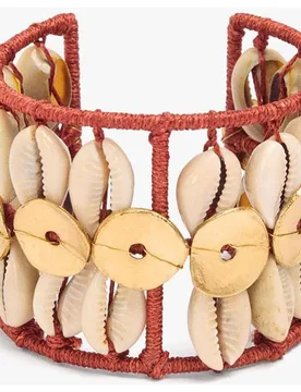 Brazalete con cuentas y conchas decorativas - Parfois - FashionsVida