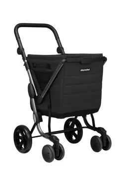 Einkaufstrolley "We Go Premium“ schwarz - Playmarket - FashionsVida