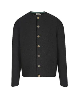 Trachten Strickjacke Anselm schwarz S herren - Gottseidank - FashionsVida