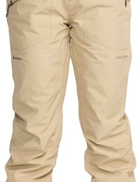 Wasserfeste und atmungsaktive Schneehose aus GORE-TEX ePE Kanyon Insulated Gore-Tex Pant W Oatmeal für Damen Größe S Beige