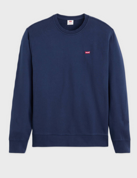 LEVI'S felpa girocollo uomo blu