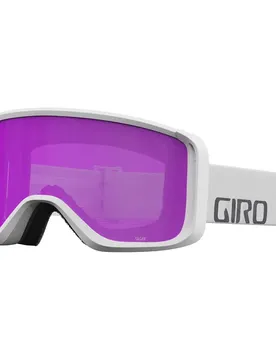 Lunettes De Ski Sagen White Wordmark Amber Pink/CAT2+Yellow/CAT1
