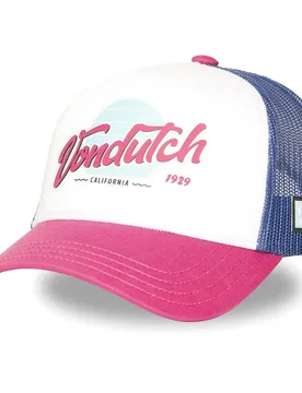 Cappellino Con Visiera Vd/1/ct/surf/11 White / Pink One Size - Von dutch - FashionsVida