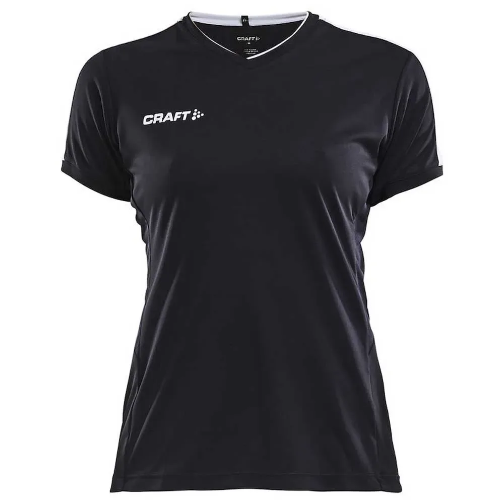 T-shirt à Manches Courtes Progress Practise Black / White L - Craft - FashionsVida
