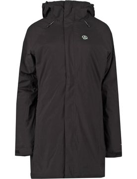 Dene 3 in 1 chaqueta impermeable insulada mujer Negro (XS)