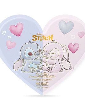 Disney Gesichtsmaske - I Heart Stitch - Gesichtsmaske - Mad Beauty - Lizenzierter Fanartikel - Unisex - unisex