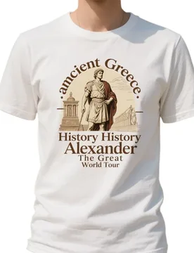 Ancient Greece History Alexander The Great World Tour T-Shirt 100% Cotton O-Neck Short Sleeve Casual Mens T-shirt Size S-3XL - Aliexpress - FashionsVida