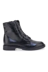Stivaletti neri con cerniera T81205 36