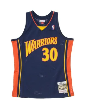 Canotta Basket Uomo Nba Swingman Jersey Hardwood Classics No 30 Stephen Curry 2009-10 Golwar Road Original Team Colors - Mitchell & Ness - FashionsVida