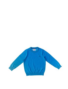 SUN68 Maglia in cotone AZZURRO 10A