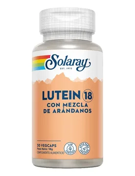 Capsules Advanced Lutein Eyes 24mg Vitamins 60 Unités - Solaray - FashionsVida