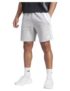 Short Tiro24 Sweat Medium Grey Heather / White XS - Adidas - FashionsVida