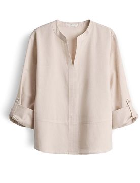 Blusa camisera FELEEN crema 44